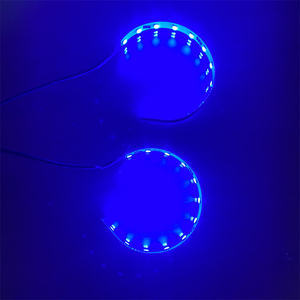 Kit de anillos de Ojos de demonio LED de control de Aplicación <span class=keywords><strong>360</strong></span> grados Devil Eyes <span class=keywords><strong>Halo</strong></span> Super brillante para lente de proyector HID Xexon - Product Image 4