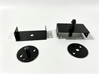 Kit de quincaillerie pour pergola extérieure à lames orientables, avec support de capuchon d'extrémité rotatif pour tube creux WPC, pour écran pare-soleil de jardin