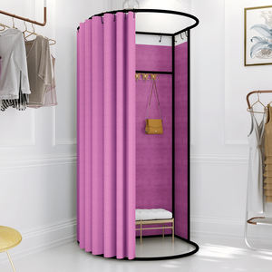 זול בגדי צצים חנות הולם חדר נייד סחר להראות בגדי שינוי חדר בוטיק הקמעונאי חנות חדר הלבשה - Product Image 2