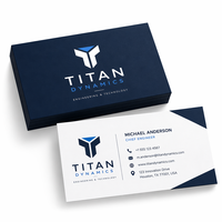Cartes de vœux personnalisées imprimées, finition brillante/mate, impression couleur du logo, matériau en carton, impression offset pour entreprise