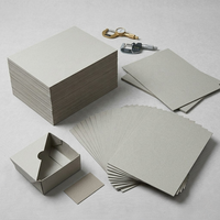 Feuille de carton gris 1 mm, 2 mm, 3 mm, carton ondulé haute rigidité 1200 g/m² pour reliure et boîtes cadeaux