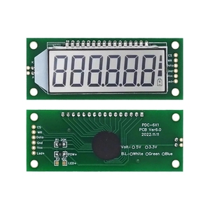 6 chữ số <span class=keywords><strong>8</strong></span> đoạn <span class=keywords><strong>LCD</strong></span> SPI <span class=keywords><strong>LCD</strong></span> hiển thị Board module với đèn nền DC 5V tm1622 điều khiển chip tương thích với ht1622 cho Arduino - Product Image 1
