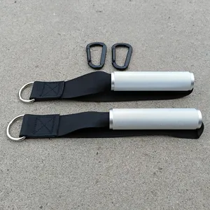 Gym Cable Machine Handle Grip Attachment Accessories Aluminum Alloy Fitness Exercise Handles