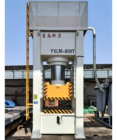 Presse hydraulique de 800 tonnes pour le moulage de coques en plastique de construction, machine de thermoformage de produits plastiques, pompe motorisée à commande PLC