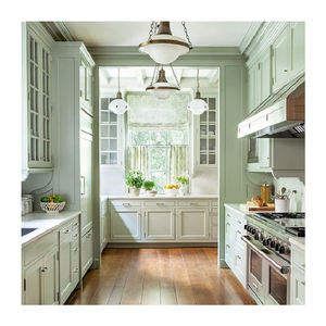 כל הבית התאמה אישית ריהוט יצרן עץ מלא מותאם אישית ארון ספק ארון ירוק ארון שלם סט סט - Product Image 4