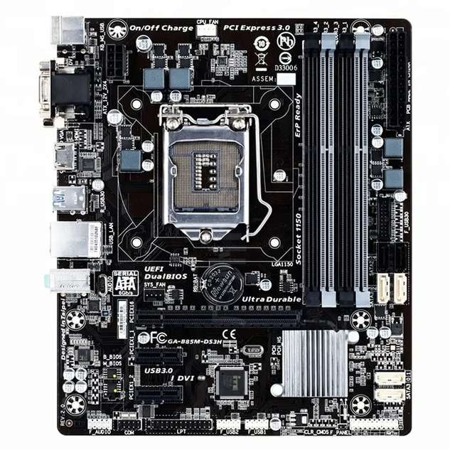 Good price B85m ds3h motherboard B85M ds3h for Gaming Desktop mainboard B85m motherboard LGA-1150