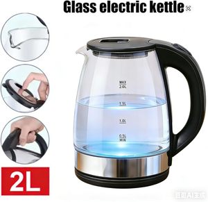 Factory Wholesale Glass <b>Kettle</b> Electric Cheaper Price Fast Boil Keep Warm Function CE CB Cert - Product Image 4