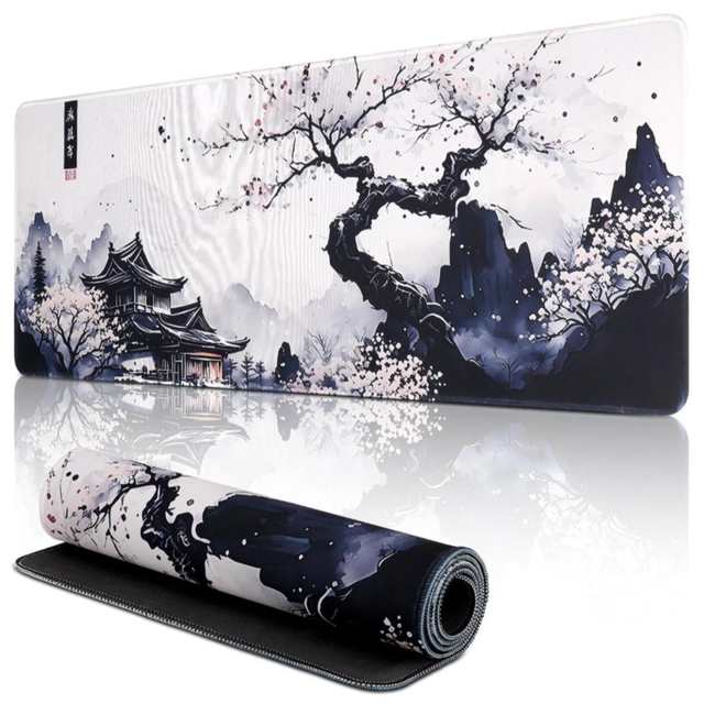 Gaming Mouse Pad 80 X 30 CM, Non-slip Desk Mat, Extended Large Mouse Pad Office and Home Desk Mat