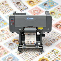 Imprimante numérique UV DTF A3 Roll-to-Roll ATUE avec tête Epson, pour impression par transfert d'autocollants dorés à effet 3D sur cartes – Nouveauté