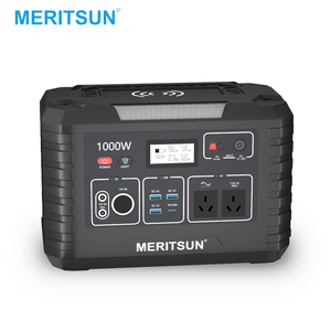 MeritSun Portable Power Station for Camping Battery <b>Solar</b> MPS1000 Rechargeable Power Station - Product Image 3