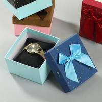 Cajas de Regalo Cuadradas Rígidas Reciclables de Lujo Personalizadas con Logotipo UV, Cinta de Mariposa y Tapa Creativa con Base para Joyería