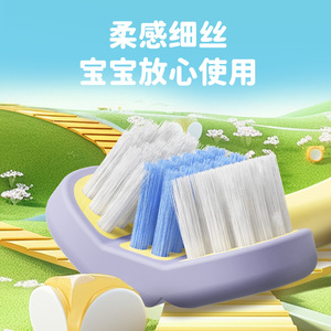 Cepillo de dientes de tres lados para niños, cerdas suaves, para edades de 3 a 12 años, diseño colorido - Product Image 3