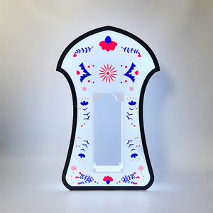 Acrylic Display Stand With Led <b>Lighting</b> Vertical Wine Rack For Bar Desktop Storage Rack Simple Style - Product Image 3