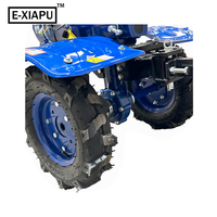 Mini-motoculteur à essence E-XIAPU Underquote 170f, machine agricole, cultivateur, tracteur à chenilles