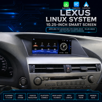 Pour Lexus RX270 2009-2014, autoradio multimédia vidéo de 10,25 pouces, navigation CarPlay, montage sur tableau de bord, voiture d'origine sans bouton