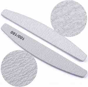 <b>Nail</b> <b>File</b> Professional <b>Nail</b> <b>Files</b> Reusable Double Sided Emery Board(100/180 Grit) <b>Nail</b> Styling Tools for Home and Salon - Product Image 4