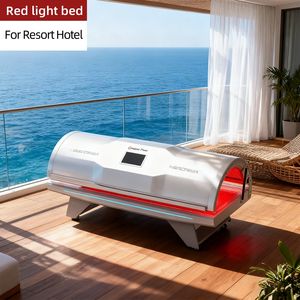 Resort Hotel Red Light Smart Spa Bed Facial Pdt Red <span class=keywords><strong>Infrared</strong></span> <span class=keywords><strong>LED</strong></span> Therapy Machine RLT <span class=keywords><strong>Heat</strong></span> Near <span class=keywords><strong>Infrared</strong></span> Treatment - Product Image 1