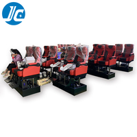 Simulateur de cinéma 5D 7D 12D sur mesure, plateforme hydraulique 3/6 DOF, système électrique, fauteuils dynamiques, 150 films