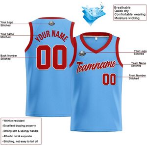 Camiseta de baloncesto personalizada, unisex, para adultos, con cuello en V, sublimada, que absorbe la humedad, con nombre del equipo 00 - Product Image 5