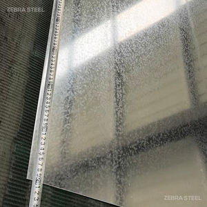 Tôles d'<span class=keywords><strong>acier</strong></span> galvanisé à revêtement de zinc personnalisées, à paillettes régulières Z30-Z275, pour les industries des chemins de câbles - Product Image 3