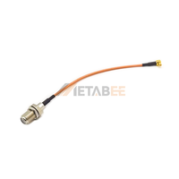 Câble Pigtail MCX Mâle à Angle Droit vers F Femelle RG316 15CM