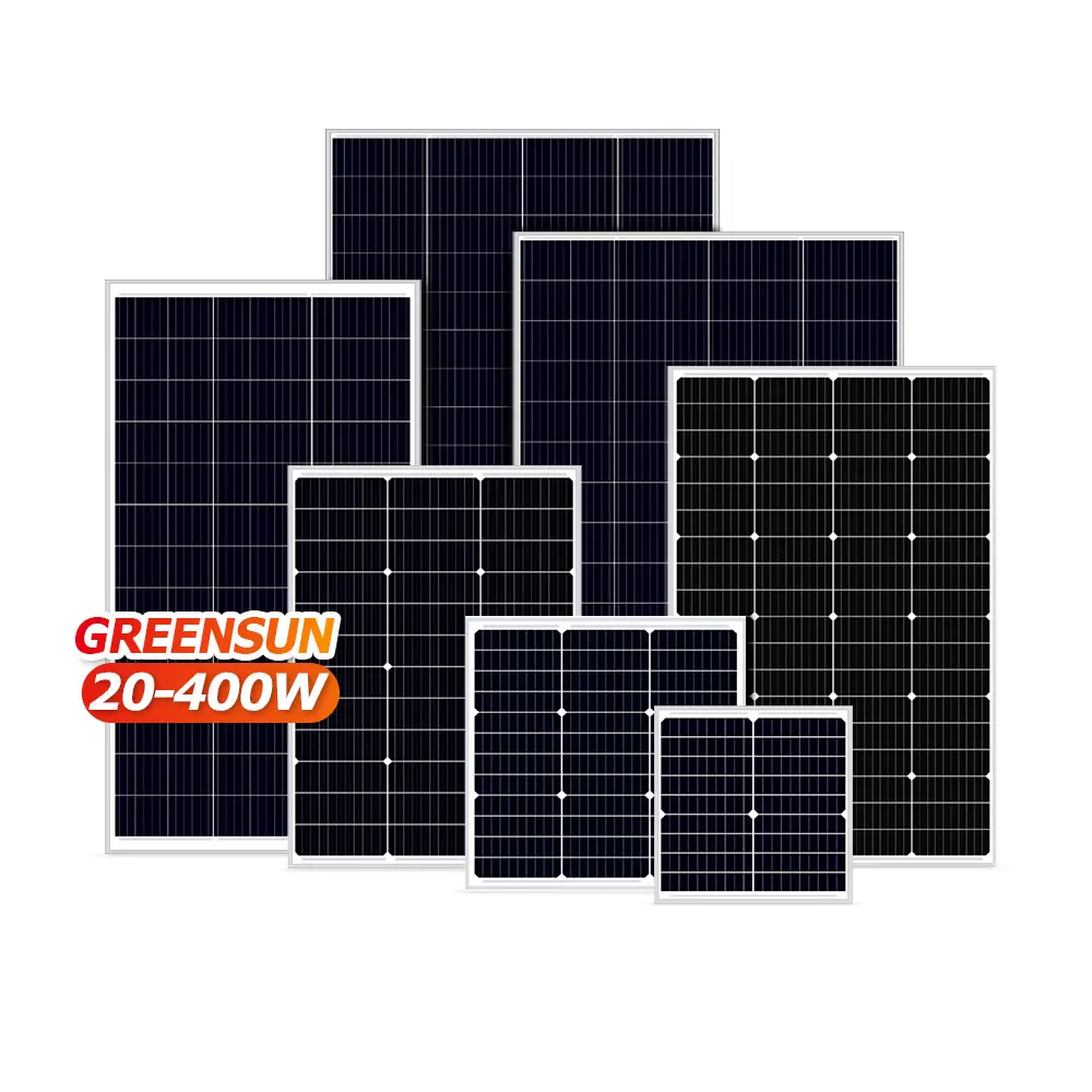Panel surya fotovoltaik 12V 150W 200W 250W ukuran kecil Panel surya 180Watt 340Watt surya