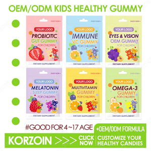 Caramelle Gommose Multivitaminiche GMP a Marchio Privato per Bambini con <span class=keywords><strong>Omega</strong></span> 3 DHA, Integratore per il Potenziamento Cerebrale e la Concentrazione con Vitamine - Product Image 2