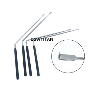 <span class=keywords><strong>Retractor</strong></span> de Nervio Ortopédico con Gancho para Raíz Nerviosa, <span class=keywords><strong>Retractor</strong></span> de Nervio de 90 y 135 Grados, Mango de Metal Negro, Gancho Cerebral - Product Image 2