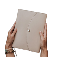 Porte-documents en cuir PU, organiseur de carnets, porte-documents professionnel, porte-documents de gestionnaire, fournitures de bureau