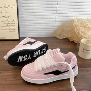 Chaussures coréennes tendance roses pour femmes, style Ins, nouvelle collection hiver 2026, polyvalentes, décontractées, pour étudiantes - Product Image 5