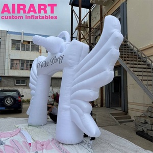 Arc gonflable géant avec ailes Arc gonflable de papillon avec bouteille et écouteurs - Product Image 2