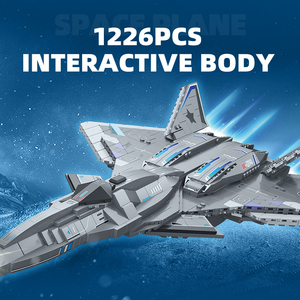 Ensemble de Briques de Construction de Modèles d'Avions Spatiaux <span class=keywords><strong>StarWars</strong></span> de 1226 Pièces, Briques de Collection en Plastique DIY pour Adultes et Garçons - Product Image 5