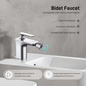Роскошный латунный хромированный однорычажный смеситель - Product Image 2