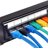Cable de Red Cat 7 de Calidad Garantizada, UTP, Negro, PVC, Cobre Libre de Oxígeno, Cable de Conexión Ethernet para Router Doméstico y PC, Enlace de Alta Velocidad