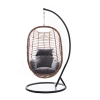 Chaise pivotante suspendue à œufs pour salon unique, nouvelle collection 2022