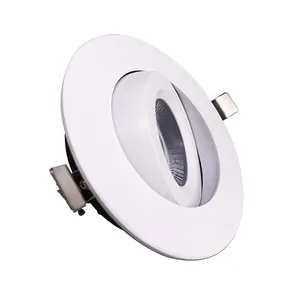 ईटीएल गर्म सफेद 2700k Dimmable 4 इंच गिम्बल एलईडी recessed प्रकाश 11 वाट 4 "घूर्णन योग्य 1000 Lumens एलईडी पुराना वापस Downlight जिम्बल