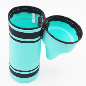 Estuche de Lápices de Silicona Personalizado al por Mayor para Niños, Estuche Simple para la Escuela, Impresión Personalizada para Niñas - Product Image 4