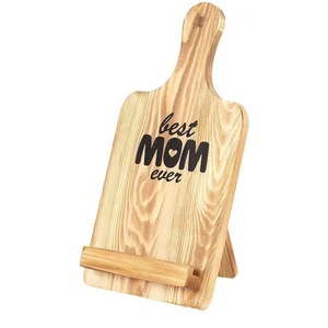 Wooden Stand Desktop Blackboard Mini Coffee Tray Vertical Display <b>Rack</b> For Menus Advertisements And Cutting Boards - Product Image 2