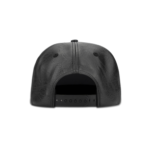 Casquette TCAP Chine 5 panneaux en cuir avec logo personnalisé brodé, casquette de basket-ball - Product Image 2