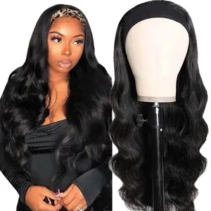 Head band Body Wave Human Hair Wigs for Black Women Glueless headband wig human hair for black women