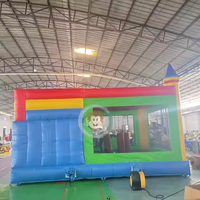 Château gonflable pour enfants, structure de jeu gonflable commerciale avec toboggan, trampoline rebondissant