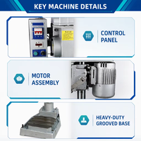 Machine de perçage et de taraudage CNC verticale de haute précision, broche MT2, moteur 1500W pour la fabrication de quincaillerie métallique