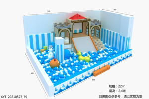 Parco giochi al coperto per bambini attrezzature da gioco al coperto con piscina a sfera scorrevole - Product Image 4