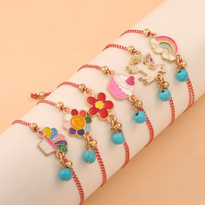 Venta al por mayor griego marzo niños pulsera minimalista Matisse diseño lindo dibujos animados hecho a mano Año Nuevo mujeres niñas joyería regalo - Product Image 1