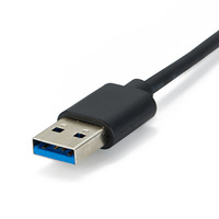Hub USB 3.0, 4 ports avec câble étendu pour MacBook, Mac mini, iMac, Surface Pro, XPS, PC, clé USB