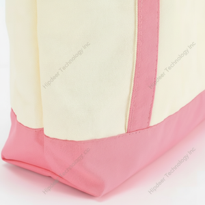 Logo personnalisé imprimé populaire toile 12oz sac à bandoulière à main grande capacité Yoga toile sac fourre-tout avec poignée noire - Product Image 1