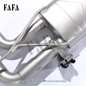 Per Vw <span class=keywords><strong>Golf</strong></span> 1.4T 7 sistema di scarico per auto sezione centrale e posteriore ad alte prestazioni tubo di scarico valvola di scarico silenziatore scarico - Product Image 5