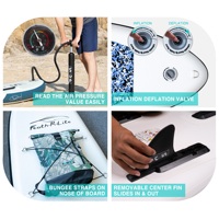 Funwater – planche à ailes gonflable hydrofil, planche de paddle stand up sup bord, planche de pratique de surf