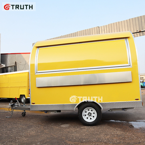 Food <span class=keywords><strong>Trolley</strong></span> Karren Streetfood Trailer Mini Size Ronde Aanhanger Food Truck - Product Image 6
