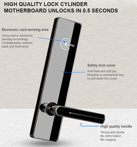 מנעול דלת כרטיס מפתח מלון מערכת נעילה חכמה מנעול אבזמה חיישן Rfid בלתי נראה - Product Image 5